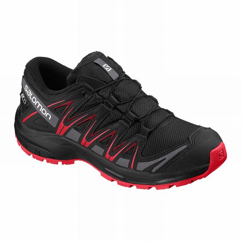 SALOMON XA PRO 3D CLIMASALOMON™ WATERPROOF Philippines - Kids' Trail Running Shoes - Black | 564230-